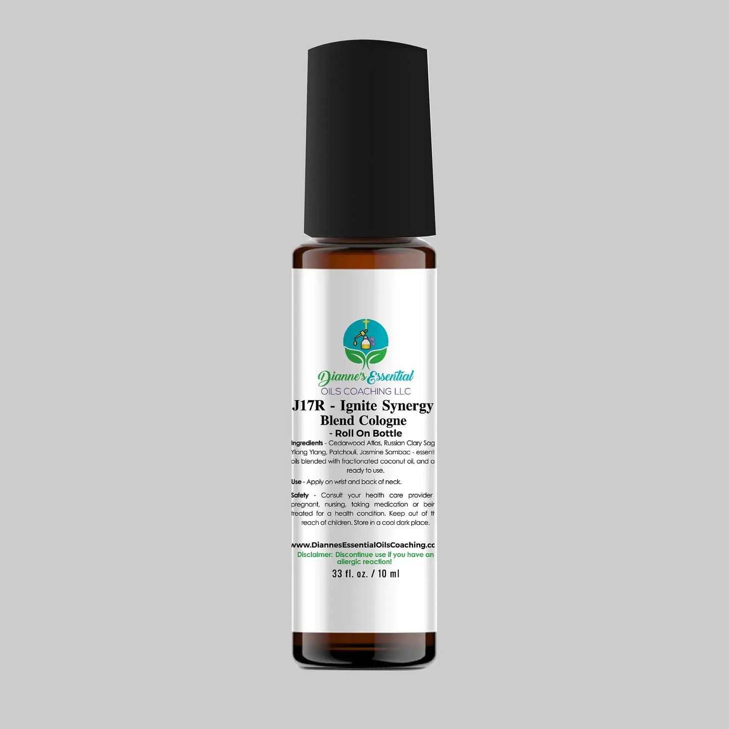J17R – Ignite Synergy Blend Cologne – Roll On Bottle - diannesessentialoilscoaching