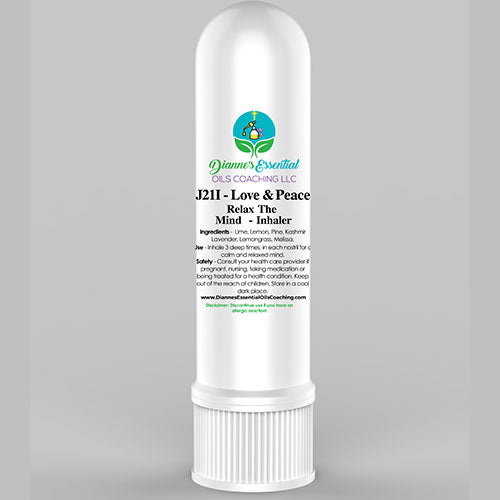 J21I Love & Peace Relax The Mind Inhaler - diannesessentialoilscoaching
